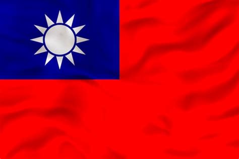 Premium Photo | National flag of taiwan background with flag of taiwan