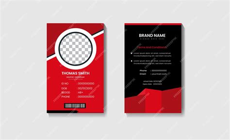 Premium Vector Corporate Modern Business Id Card Design Template