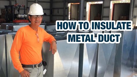 How To Insulate Metal Duct Youtube