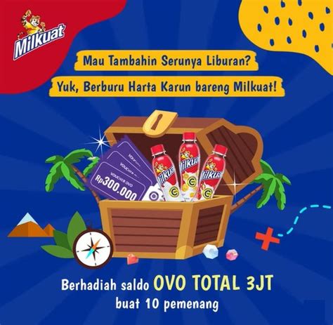 Kuis Milkuat Hunt Berhadiah Saldo Ovo Juta Untuk Pemenang