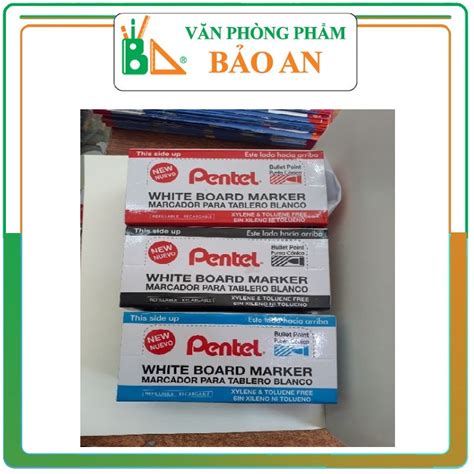 Mua Bút Dạ Viết Bảng Pentel Chính Hãng Hộp 12 Chiếcbút Có Các Màu