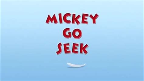 Episode 010: Mickey Go Seek | MickeyMouseClubhouse Wiki | Fandom