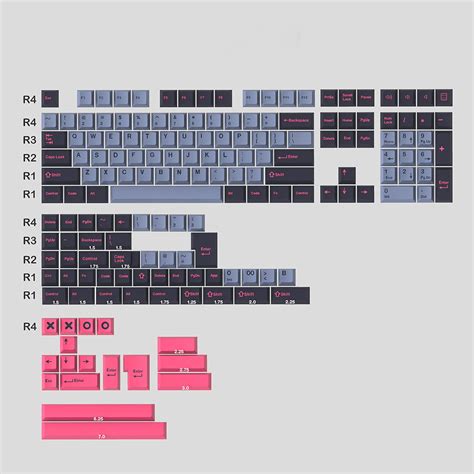 Buy Keycaps Keys Double Shot Cherry Profile Keycap Fit For