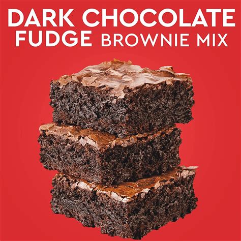 Duncan Hines Dark Chocolate Fudge Brownie Mix 182 Oz Pack Of 6