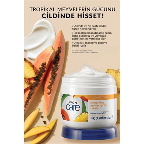 Avon Care Tropical Fruits Ananas Mango ve Papaya Özlü El ve Fiyatı