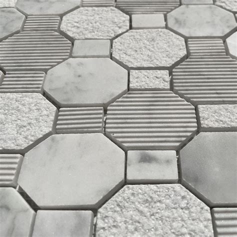 Octagon Octave Marble Mosaic Tile Stone Center Online