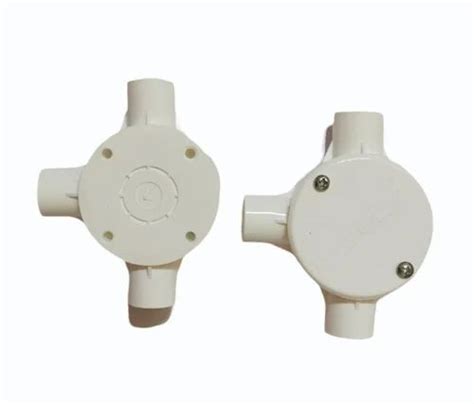 Round Mm White Pvc Surface Junction Box Way Heavy Duty At Rs