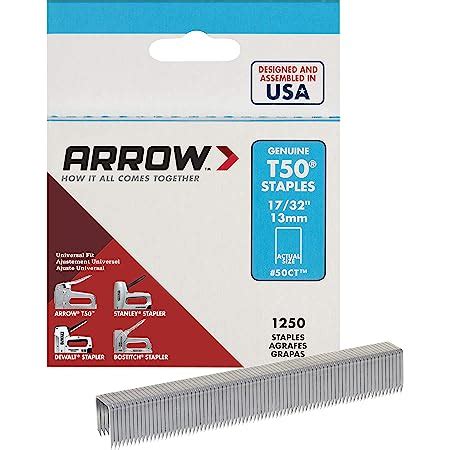 Amazon Arrow Fastener 506IP Heavy Duty T50 Staples For Upholstery