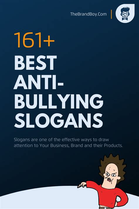 783+ Best Anti-Bullying Slogans And Taglines (Generator + Guide) - Thebrandboy.com