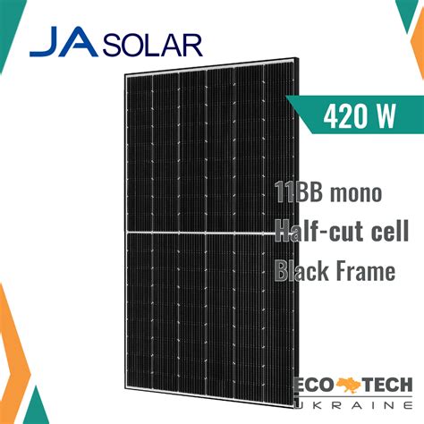 Сонячна панель JA Solar JAM54S30 420 GR Black Frame 420Вт купити в