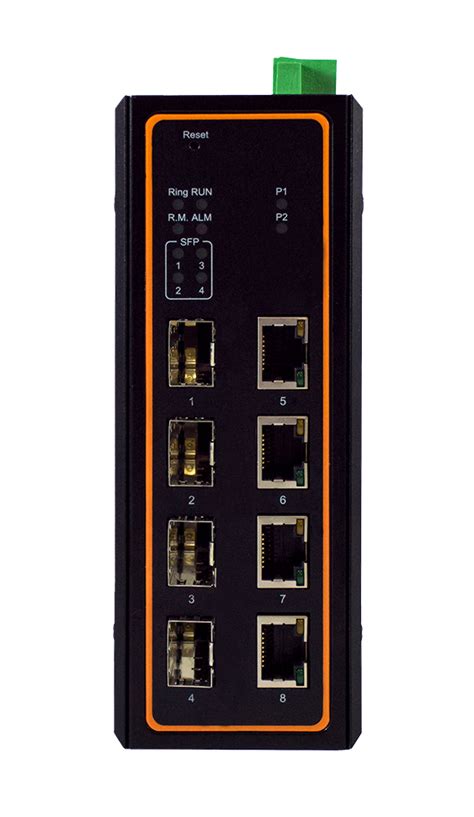 ATOP EHG7508 | Industrial Gigabit Managed PoE Switch Profinet Certified