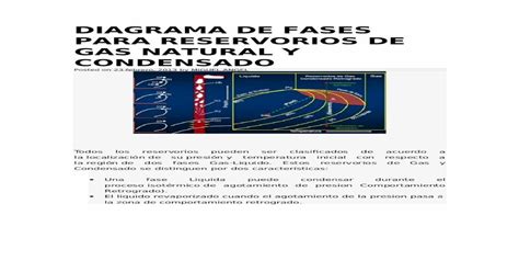 Diagrama De Fases Para Reservorios De Gas Natural Y Condensado PDF