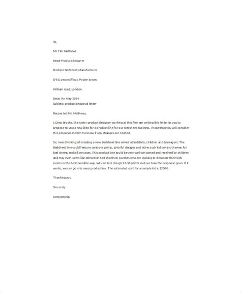 Sample Proposal Letter To Sell Products Collection Letter Templates