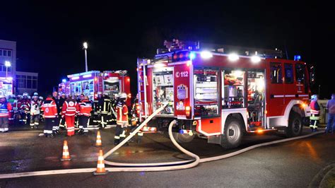 Stringen Gro Einsatz Feuerwehr Wegen Brand In Schie Anlage