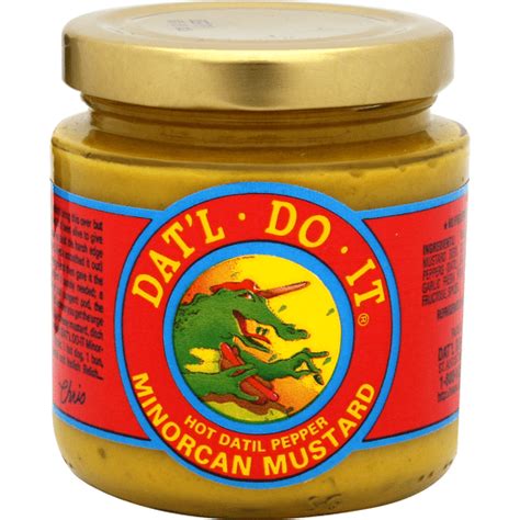 Datl Do It Mustard Hot Datil Pepper Minorcan Mustard Market Basket