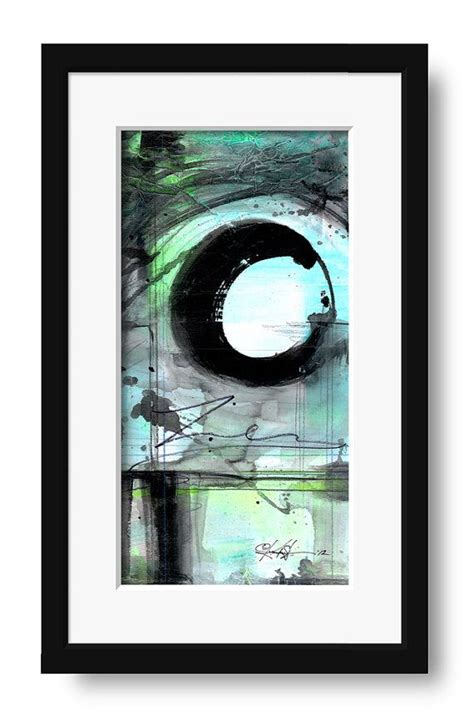 The Enso Of Zen No Mm7 Original Contemporary Modern Zen Etsy