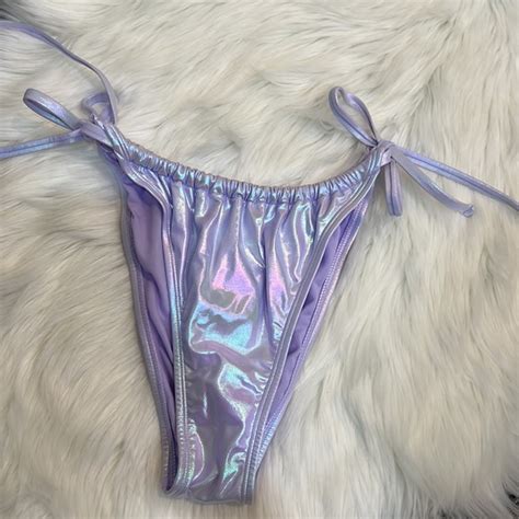 Wild Fable Swim Sidetie Adjustable Tunneled Extra Cheeky Ultra High Leg Bikini Bottom Only