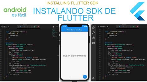 Flutter 101 Instalando El SDK De Flutter Installing Flutter SDK YouTube