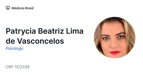 Patrycia Beatriz Lima De Vasconcelos Psic Logo M Dicos Brasil