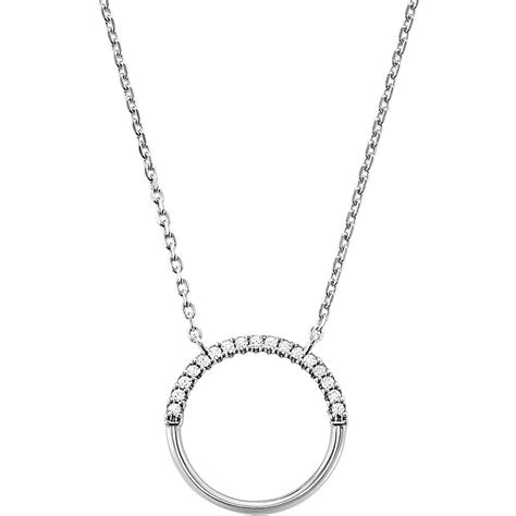 Michael Kors Steel Circle Necklace Jewellery From Francis Gaye