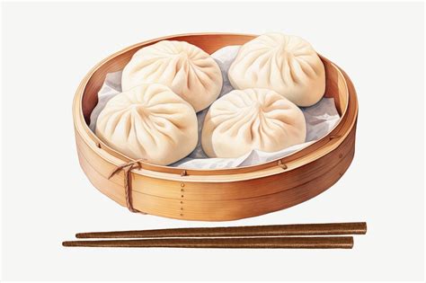 Chinese xiaolongbao, food digital art | Premium PSD - rawpixel