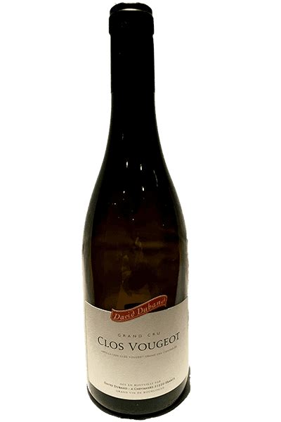 Clos Vougeot Grand Cru David Duband Le Vin Dans Les Voiles