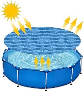 Cobertor Solar Para Piscina Redonda Manta Calor Para Cobertura Piscina