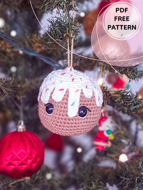 Crochet Christmas Ornaments Cookie Pdf Free Amigurumi Patterns 500