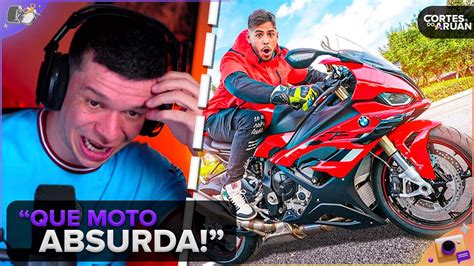 ARUAN REAGE PRIMEIRO ROLE A MINHA NOVA MOTO S1000RR 0km RENATO