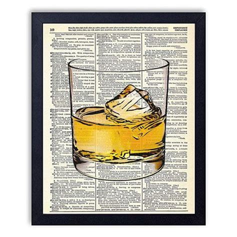 Verre De Whisky Art Mural Vintage Cm Vendeur Pro Verre De