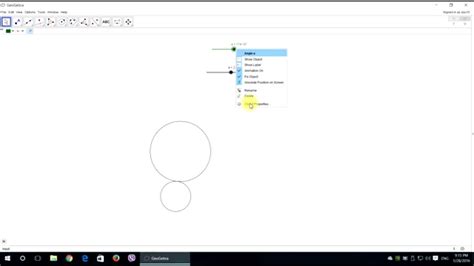 Rolling Circle Around Other Circle Geogebra Tutorial Youtube