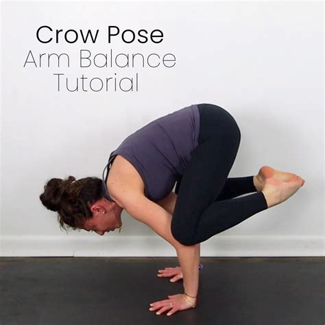 Crow Pose Arm Balance Tutorial Bold Yoga Bendy Bookworm