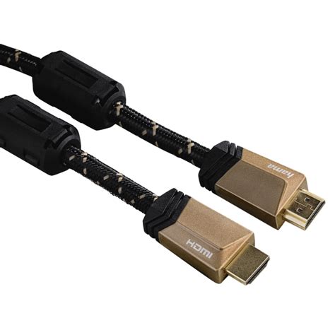 Câble Hama Premium Hdmi Vers Hdmi Haute Vitesse Ferrite Métal 15m