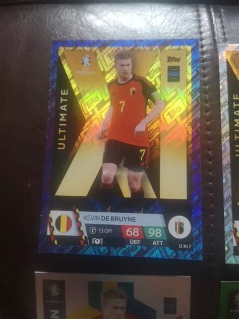 Topps Match Attax Uefa Euro Kevin De Bruyne Belgium