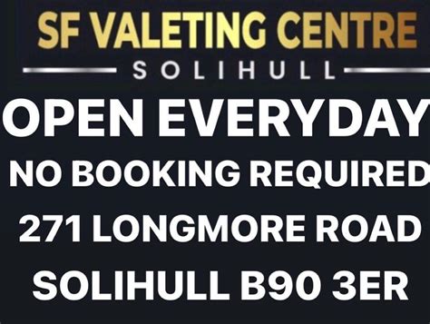 Sf Valeting Centre Solihull Nextdoor