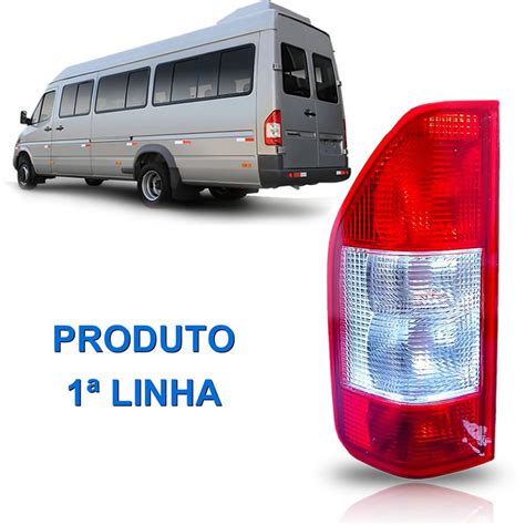 Lanterna Traseira Bicolor Lado Esquerdo Mercedes Benz Sprinter CDI 2002