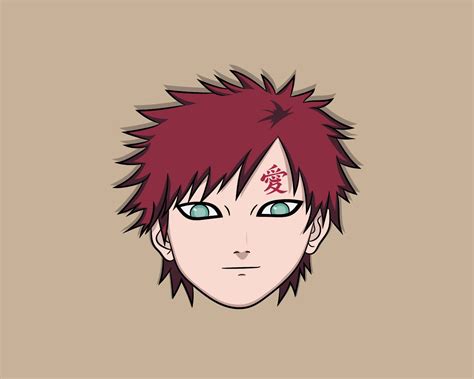 Naruto Gaara Draw By Vetor Book Naruto Gaara Anime Naruto Anime Cosplay Makeup Joker