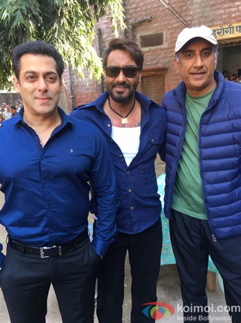 Sultan Salman Khan Visits On The Set Of Ajay Devgn's Baadshaho