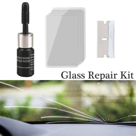 Car Window Glass Crack Chip Resin Glue Windscreen Windshield Repair Tool Kit Ebay