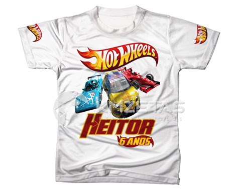 Blusa Hot Wheels Festa Aniversario Infantil Personalizada No Elo Kmzetas Personalizados Ad Ab