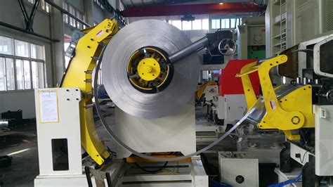 Sheet Metal Strip Coil Precision Uncoiler Decoiler Straightener