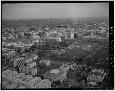 9. AERIAL VIEW OF THE ELLIPSE AND WHITE HOUSE GROUNDS,...