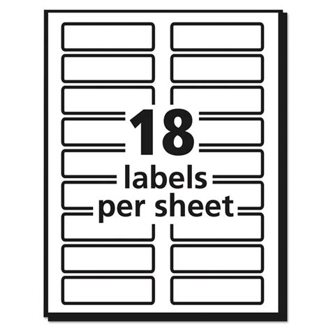 AVE5027 | Avery® 5027 Extra-Large TrueBlock File Folder Labels with ...