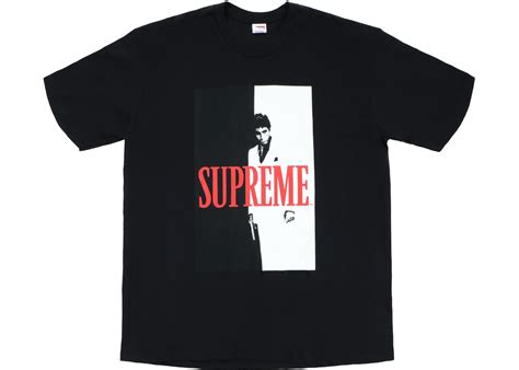 Supreme Scarface Split Tee Black - FW17