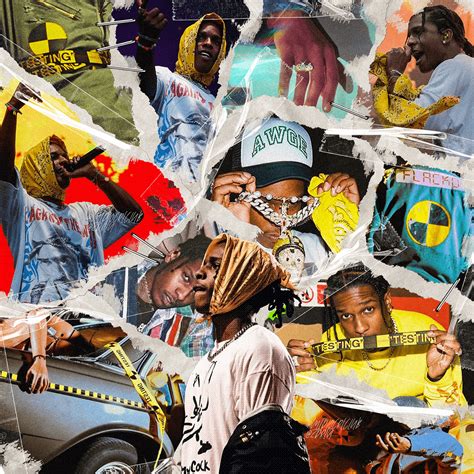 Asap Rocky Testing Album Collage Artwork Behance