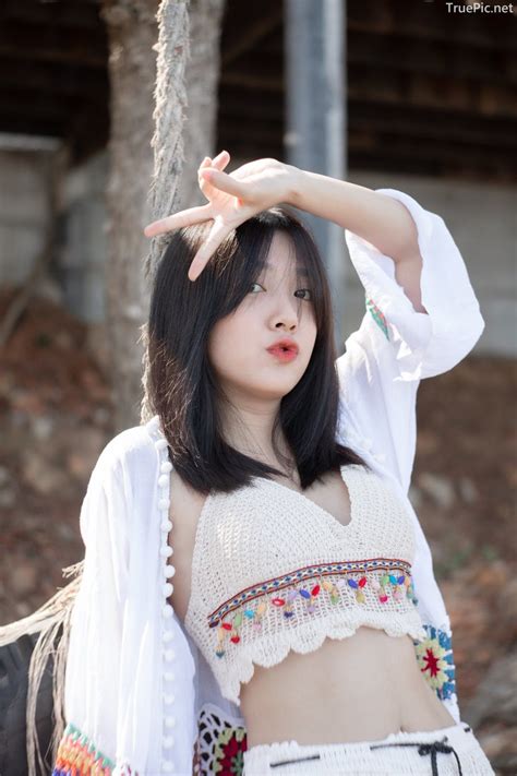 Thailand Hot Girl Purewarin Kosiriwalanon Pure Beauty And Lovely With Wool Bikini