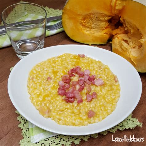 Risotto Zucca E Pancetta Le Ricette Del Cuore