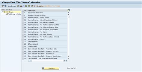 FICOBDT02 SAP Tcode FICO Configuration BDT Field Groups