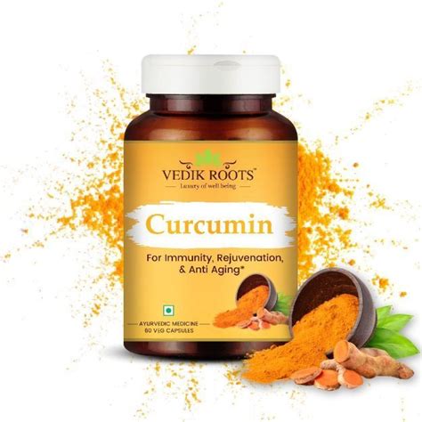 Vedikroots Curcumin Capsules 60 In Hindi की जानकारी लाभ फायदे