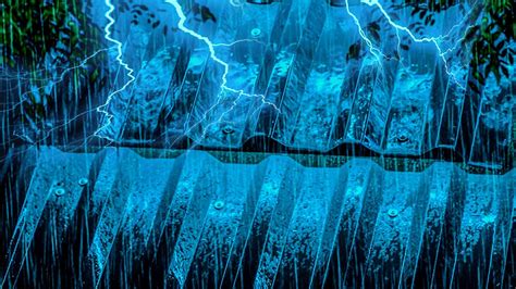 Wipe Off Insomnia To Sleep Instantly With Rain Sounds Furious Thunder